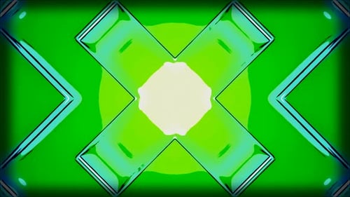 Abstract Geometric Kaleidoscope Motion Background Loop