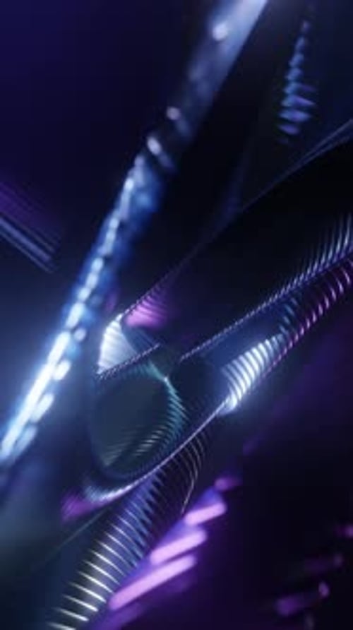 Abstract Futuristic Fluid Glowing Lines Background