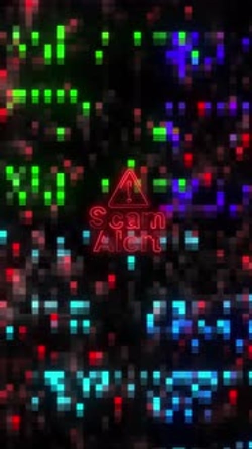 Fundo de
ruído de efeito de falha digital abstrato. Loop de sinal de erro. Código de vírus e hackeamento de software