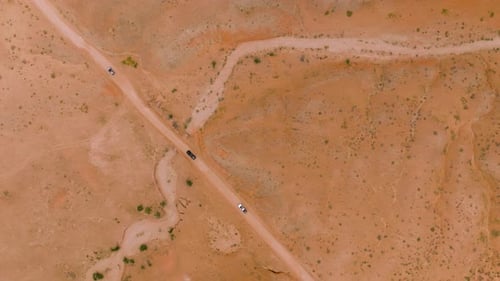 Caravan In Desert