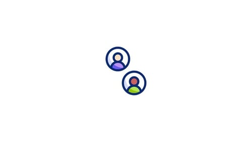 Animiertes Symbol für Öffentlichkeitsarbeit