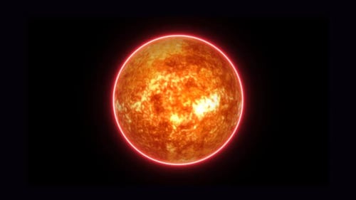 Sun planet animated