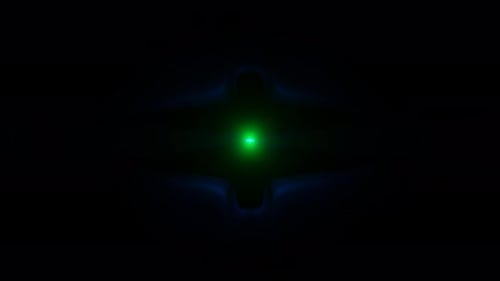 A Vibrant Display of Pulsating Neon Lights in a Hypnotic VJ Loop