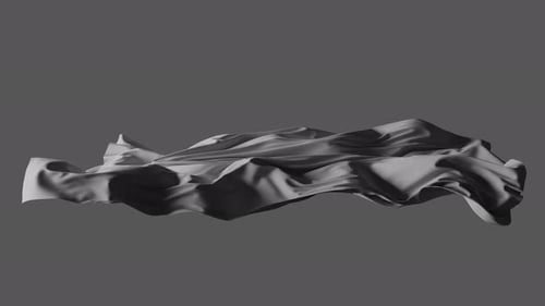 Abstract Fluid Waving Cloth Animation Background