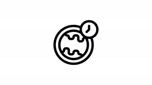 world line icon animation