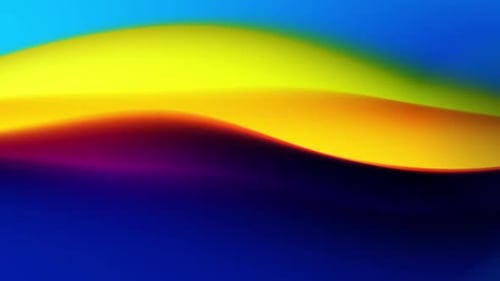 Dynamic Liquid Color Waves Abstract Background Animation