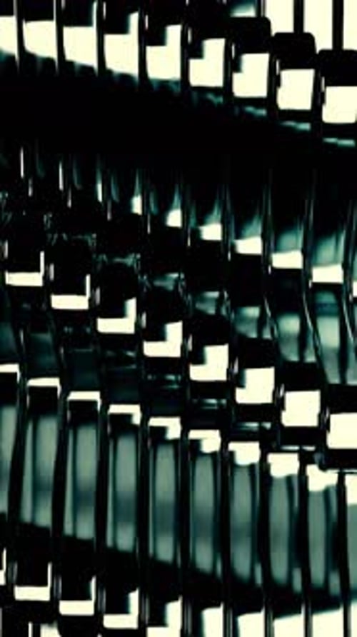 Metal Tiles Undulate Interlocking Metal Pieces Produce Flowing Ribbonlike Wave Designs Dynamically