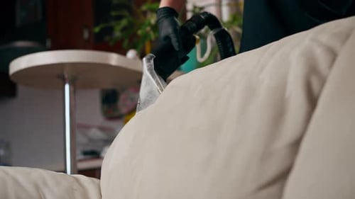 Appliance Cleaning Couch in Home