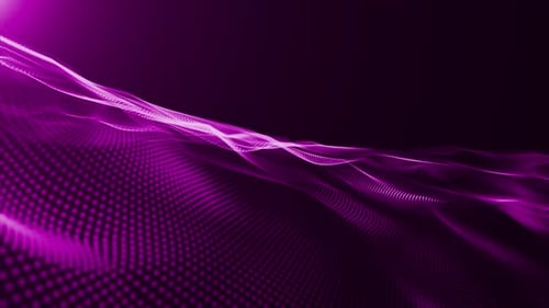 Pink Particles Wave Background Loop V5