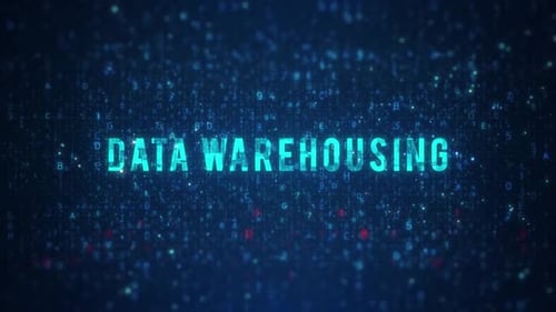 Futuristic Digital Data Code Text Reveal Background