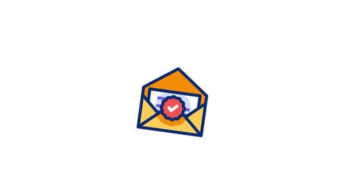 Animated Verified Email Confirmation Icon