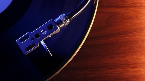 Classic Vinyl Record Turntable Spin Analog Sound Music Vintage Aesthetics