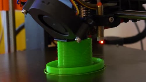 3D-Druckerdruck mit grünem Material