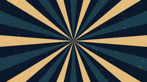 Retro Vintage Sunburst 4K Background Animation|Vintage color palette