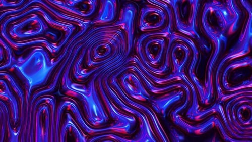 Abstrakter schillernder flüssiger Wellen-Seamless-Loop-Hintergrund