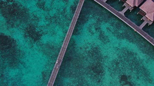 Hotel na água nas Maldivas