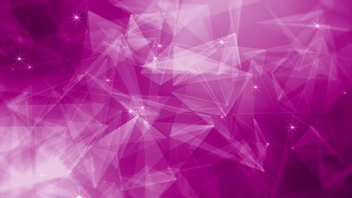 Plexus Technology Digital Background Loop Pink V5