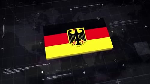 Germany Background With Flag