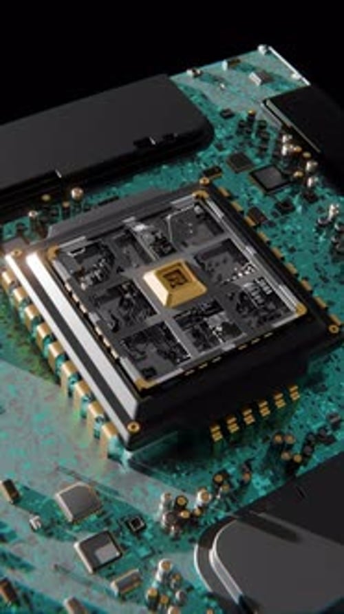 Advanced Microchip Connecting with a Motherboard
