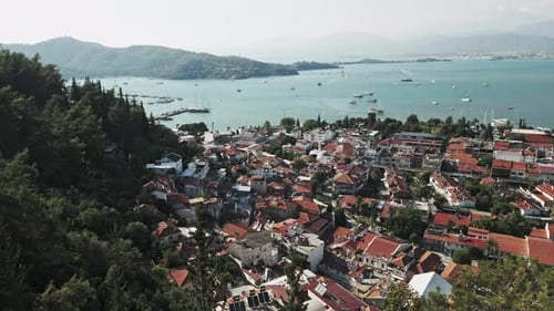 Fethiye Harbor Aerial 01