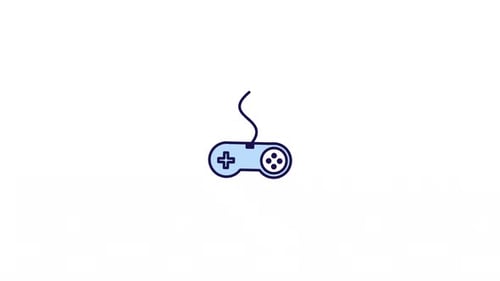 Animated Modern Game Controller Icon