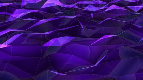 Purple Polygonal Background