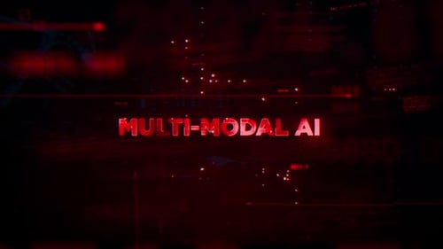 Glitch Digital Text Reveal Intro