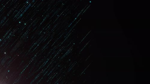 Abstract Glitter Particle Lines