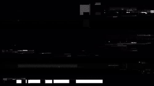 Corruption Collection: una pantalla negra con un efecto de distorsión descarnada