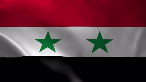 Syria Flag Animation