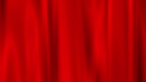 Red Fabric Wave Background Loop 4K