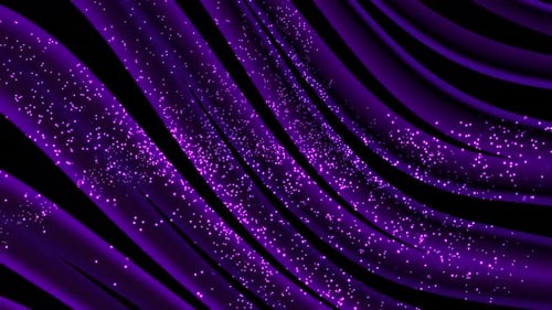 Purple Abstract Flow Glitter Background