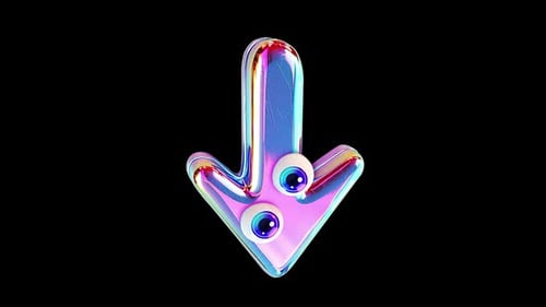 Boucle d'icônes 3D Arrow