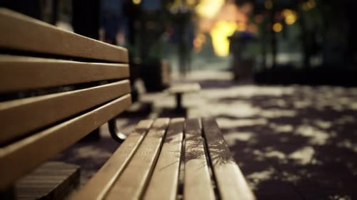 Empty Park After Park is Closed Due to Coronavirus Covid19 Pandemic Outbreak