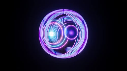 3d render, retrowave VJ futuristic cinematic background, endless loop
