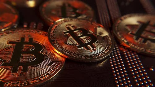 Bitcoin en un entorno de tecnología informática moderna.