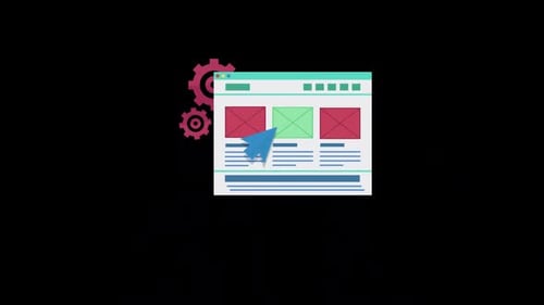 Ouvrir le message professionnel en cliquant sur l'écran avec la souris Alpha Channel