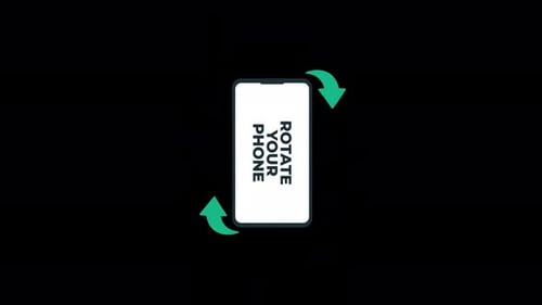 Vídeo de animação do conceito de seu telefone - transparente