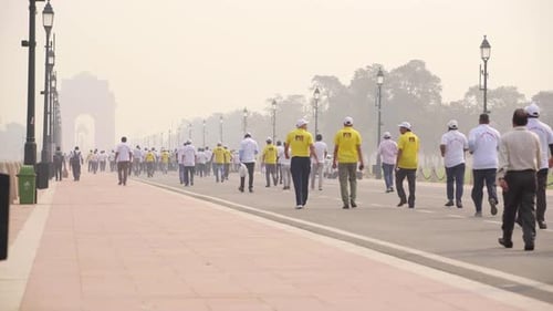 Delhi marathon event