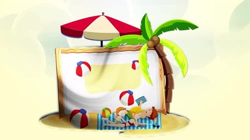 First Day Of Summer Background Loop