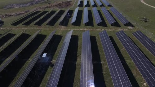 Solar Power Station In Rural Area