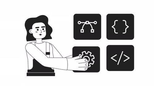 Animated Mono Website Builder