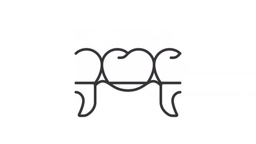 Clean Line Art Dental Teeth Logo Reveal