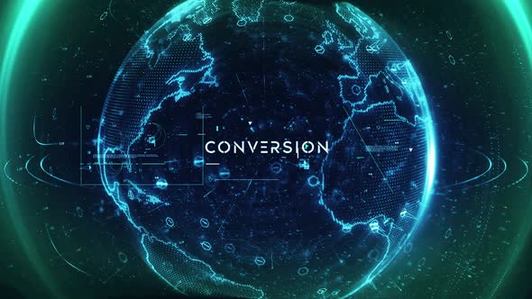 Digital Data Particle Earth Conversion, Backgrounds Motion Graphics ft ...