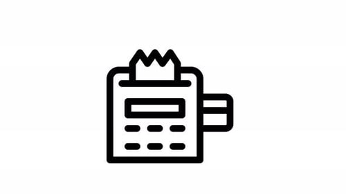 dataphone line icon animation