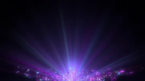 Sparkling Lights Rays Animation