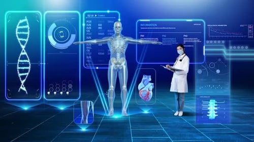 Diagnostic médical du métaverse médical intelligent 4K