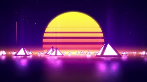 Retro Arcade Background