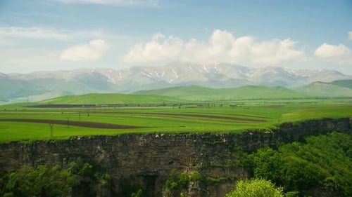 Landscapes and Mountains of Armenia Time Lapse