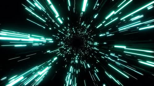 Abstrakter Cyber Technology Warp